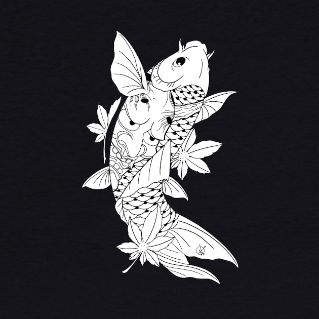 Koi Hannya by NomadaArtshop